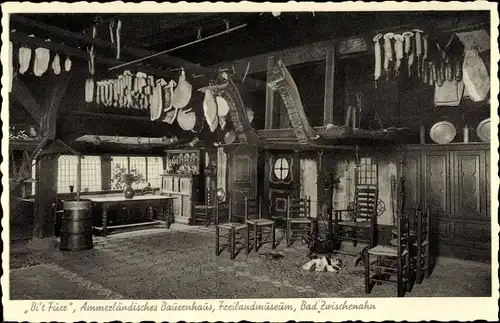 Ak Bad Zwischenahn in Niedersachsen, Bi't Füer, Ammerländisches Bauernhaus, Freilandmuseum