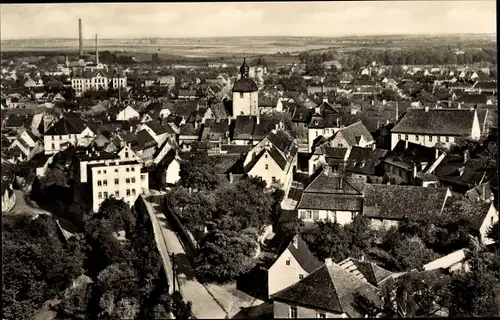 Ak Querfurt im Saalekreis, Panorama vom Ort