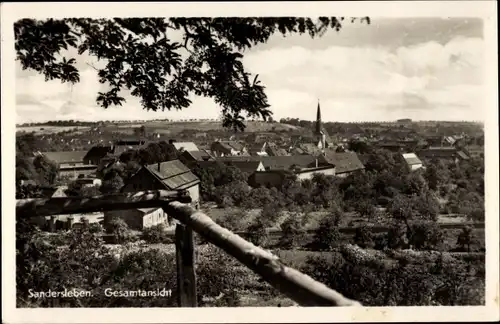 Ak Sandersleben in Anhalt, Gesamtansicht