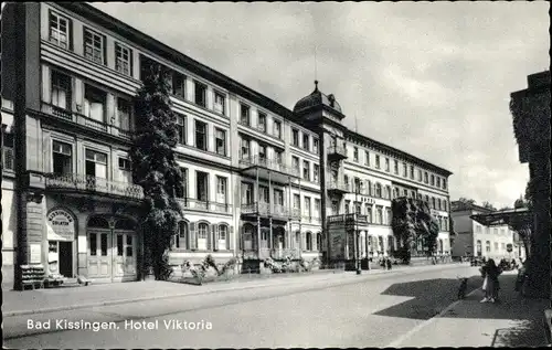 Ak Bad Kissingen Unterfranken Bayern, Hotel Viktoria
