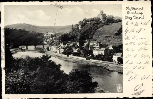 Ak Saarburg an der Saar Bezirk Trier, Totalansicht