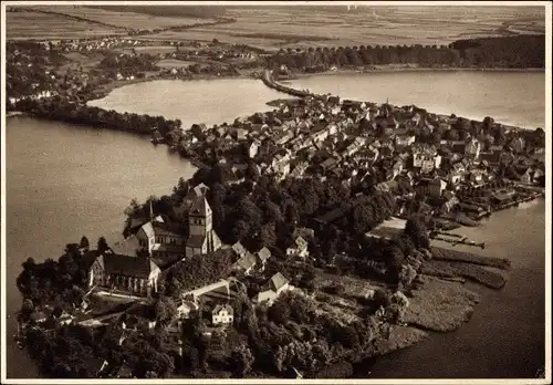 Ak Ratzeburg im Herzogtum Lauenburg, Luftaufnahme