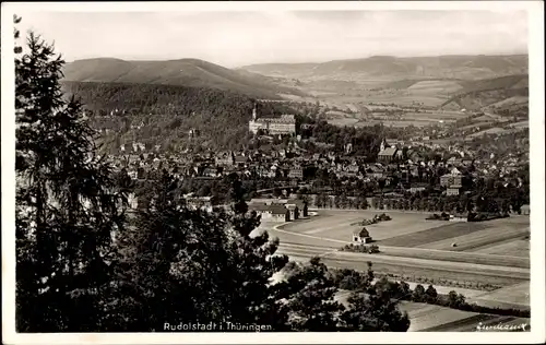 Ak Rudolstadt in Thüringen, Totalansicht