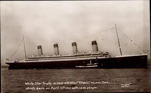 Foto Ak RMS Olympic, White Star Line, nicht Schwesterschiff Titanic