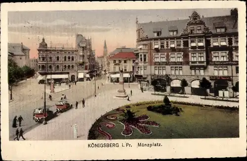 Ak Kaliningrad Königsberg Ostpreußen, Münzplatz