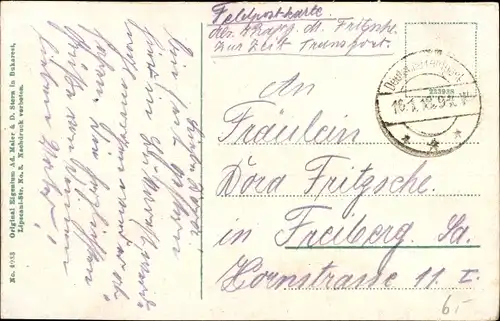 Ak București Bukarest Rumänien, Postplatz