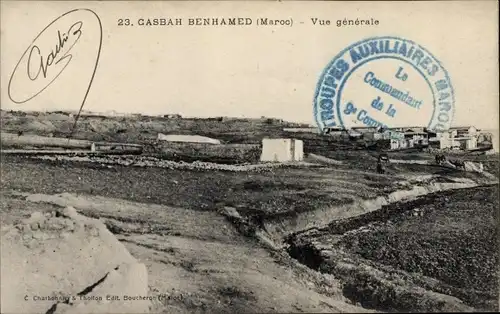 Ak Benhamed Benahmed Marokko, Casbah, Vue generale