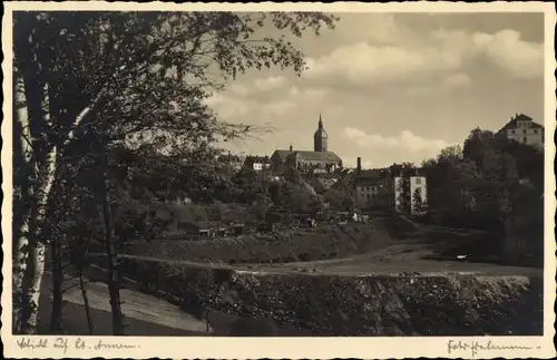 Ak Annaberg Buchholz Erzgebirge, Blick auf St. Annen