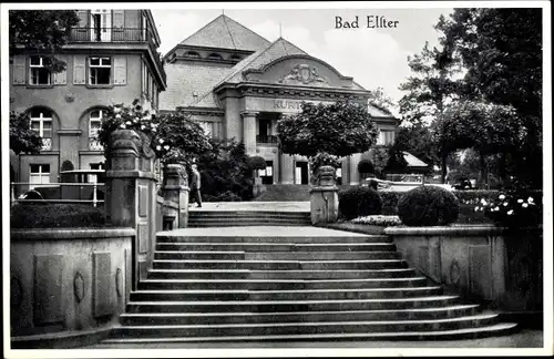 Ak Bad Elster im Vogtland, Kurgebäude, Treppe