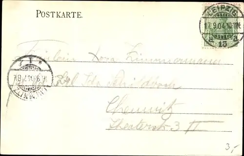 Ak Leipzig in Sachsen, Museum mit dem Augusteum