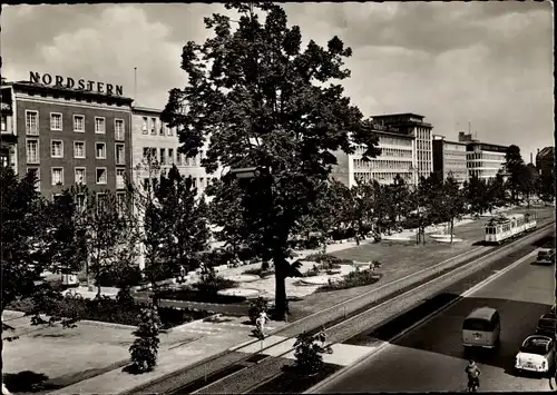 Ak Köln am Rhein, Anlagen Kaiser-Wilhelm-Ring, Straßenbahn, Haus Nordstern