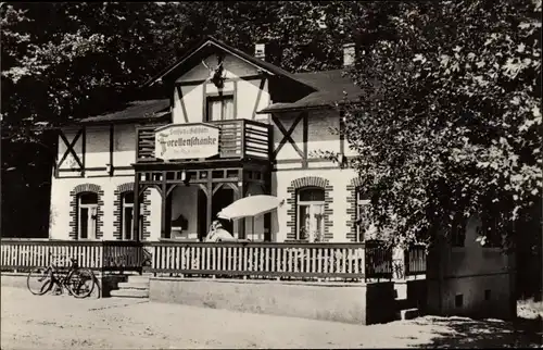 Ak Liegau Augustusbad Radeberg Sachsen, Forellenschänke