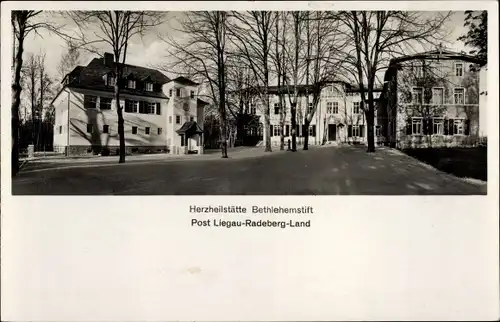 Ak Liegau Augustusbad Radeberg in Sachsen, Herzheilstätte Bethlehemstift