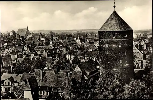 Ak Freiberg in Sachsen, Blick über die Stadt mit Donatsturm und Dom