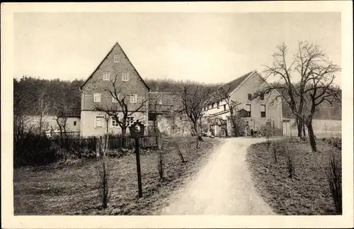 Ak Herrndorf Hetzdorf Halsbrücke Mittelsachsen, Landheim der Dresdner Dreikönigsschule