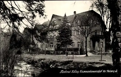 Ak  Krummenhennersdorf Halsbrücke in Sachsen, Pastoral Kolleg