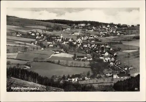 Ak Waldkirchen Grünhainichen im Erzgebirge Sachsen, Gesamtansicht