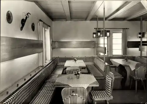 Ak Sosa Eibenstock im Erzgebirge, Konsum-Gaststätte Köhlerhütte