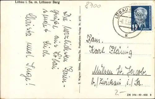 Ak Löbau in Sachsen, Löbauer Berg