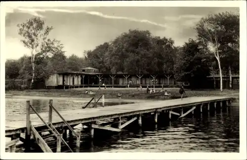 Ak Prenzlau in der Uckermark, städtische Badeanstalt