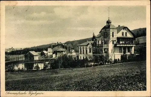 Ak Vogelsgrün Auerbach Vogtland, Sommerfrische, Inh. Karl Khillimberger