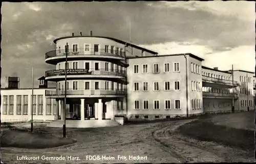 Ak Gernrode Quedlinburg im Harz, FDGB Erholungsheim Fritz Heckert