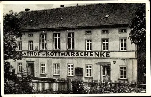 Ak Walddorf Kottmar in der Oberlausitz, Gasthof zur Kottmarschenke, Außenansicht
