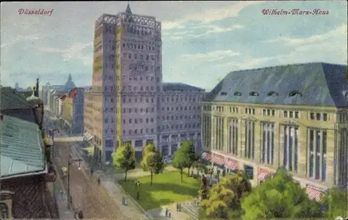 Ak Düsseldorf am Rhein, Wilhelm-Marx-Haus