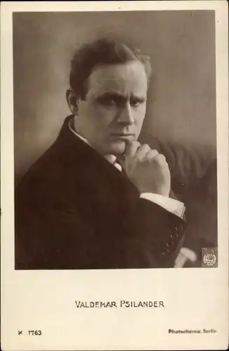 Ak Schauspieler Valdemar Psilander, Portrait