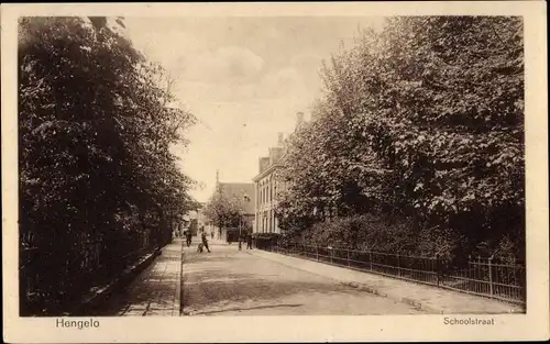 Ak Hengelo Overijssel Niederlande, Schoolstraat