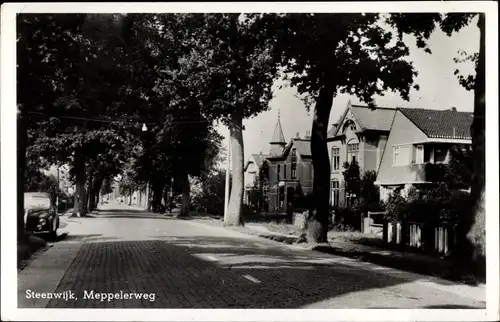 Ak Steenwijk Overijssel, Meppelerweg