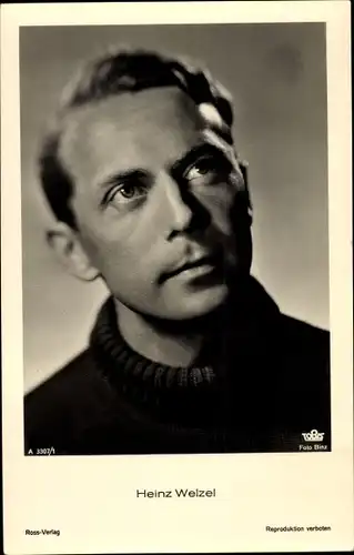 Ak Schauspieler Heinz Welzel, Portrait