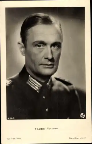 Ak Schauspieler Rudolf Fernau, Portrait, Uniform