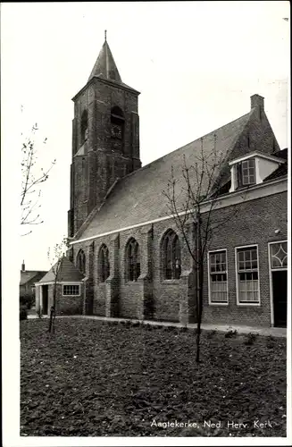 Ak Aagtekerke Zeeland Niederlande, Ned. Herv. Kerk