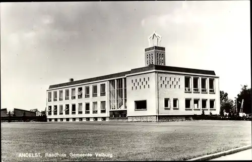 Ak Andelst Gelderland, Raadhuis Gemeente Valburg