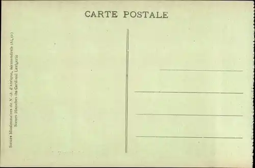 Ak Missions d'Afrique, Missionare mit Afrikanern, le soin des malades dans la bananeraie