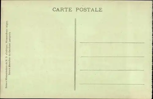 Ak Missions d'Afrique, Missionare mit Afrikanern, Enfants de la Première Communion