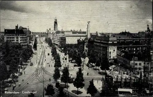 Ak Rotterdam Südholland Niederlande, Coolsingel