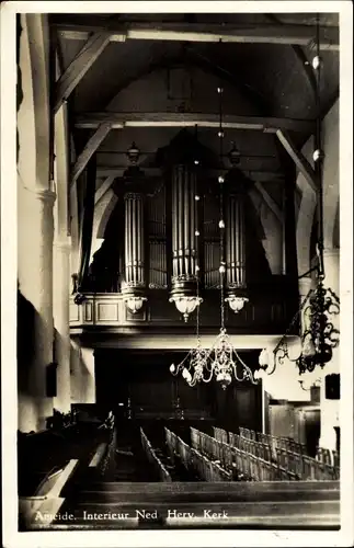 Ak Ameide Zederik Utrecht, Interieur Ned. Herv. Kerk