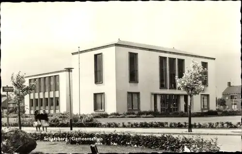 Ak Schaesberg Limburg Niederlande, Gemeentehuis