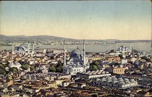 Ak Konstantinopel Istanbul Türkei, Vue panoramique de Stamboul