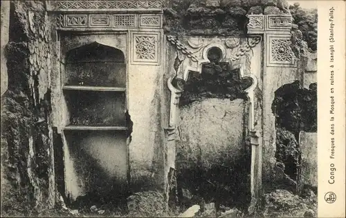 Ak Isangbi Kongo, Stanley-Falls, Fresques dans la Mosque et ruines
