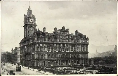 Ak Edinburgh Schottland, The North British Station Hotel