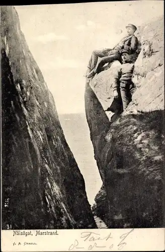 Ak Marstrand Schweden, Nalsögat