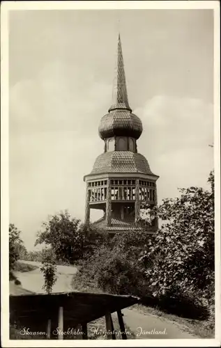 Ak Skansen Stockholm Schweden, Hasjöstapeln Jämtland