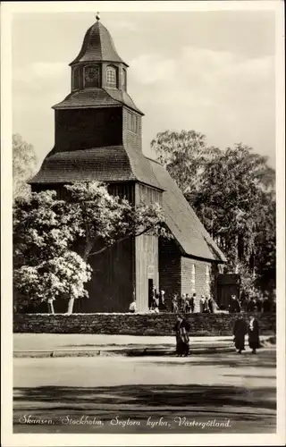 Ak Skansen Stockholm Schweden, Seglora kyrka, Västergotland