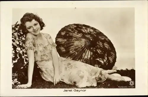 Ak Schauspielerin Janet Gaynor, Portrait