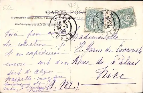 Ak Oran Algerien, La Mosquee du Pacha