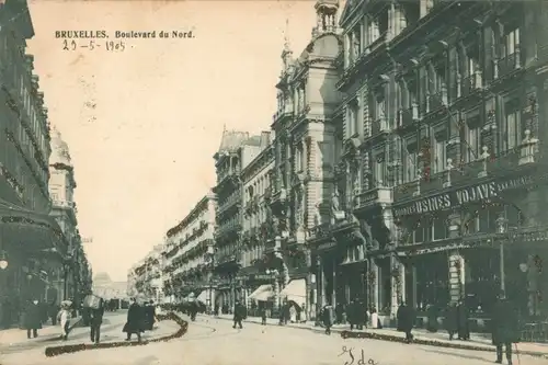 Ak Bruxelles Brüssel, Boulevard du Nord