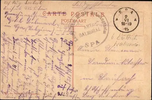 Ak Spa Wallonien Lüttich, Le Pouhon